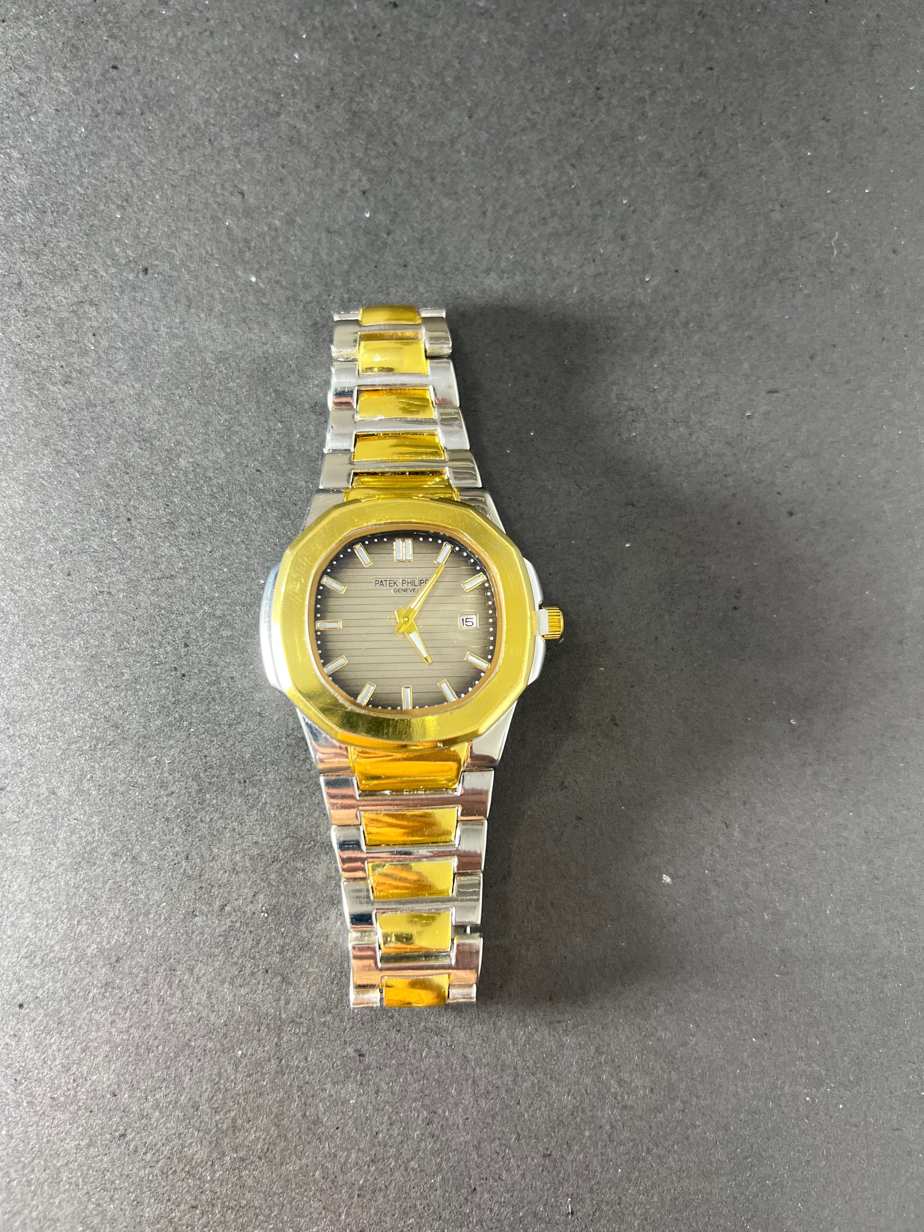 Patek Philippe with blue dial with date